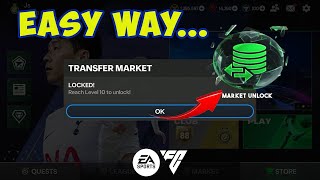 How To Unlock Market Quickly in FC Mobile [upl. by Rocker]