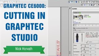 Graphtec CE6000 Cutting in Graphtec Studio [upl. by Nagap]