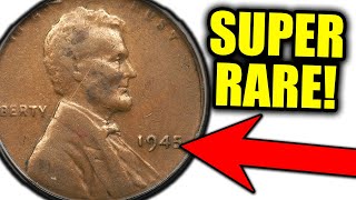 RARE 1945 Wheat Pennies that are actually WORTH MONEY [upl. by Ravel873]