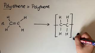 Alkenes  addition polymerisation [upl. by Blackmun116]