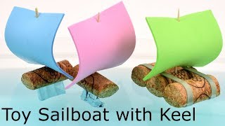 Toy Sailboat with Keel  STEM Activity [upl. by Eneri]