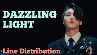 ATEEZ  DAZZLING LIGHT Line Distribution [upl. by Riggs]