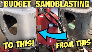 Sand Blasting  Pressurised Sandblaster [upl. by Nnylram]