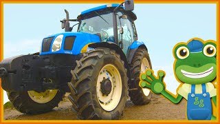 Tractors For Kids  Geckos Real Vehicles [upl. by Aral]