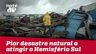 ONU Ciclone que atingiu Moçambique é o pior desastre natural a atingir o Hemisfério Sul [upl. by Llewej]