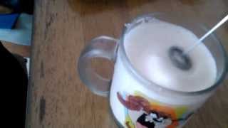 Aerolatte Review Frothing Cold Milk In Under 1 Minute [upl. by Zsolway944]