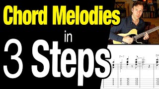 Chord Melodies  How to play chords and melody together [upl. by Tobye]