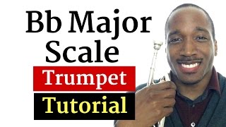 How to Play Bb Major Scale on Trumpet [upl. by Clava]