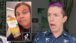 Reacting to YOUR TikTok Skin Care Routines [upl. by Trelu]