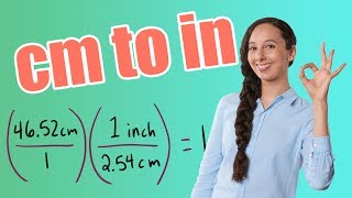 cm to in How to Convert Centimeter to Inch [upl. by Scrope]