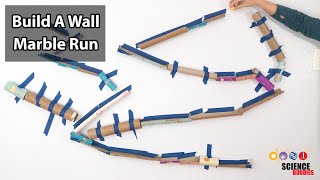 Build A Wall Marble Run  STEM Activity [upl. by Arnst]