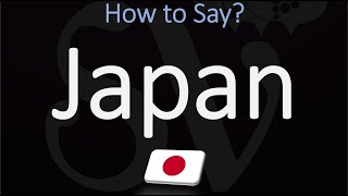 How to Pronounce Japan CORRECTLY [upl. by Enellek]