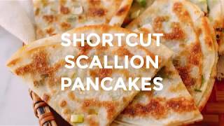 Easy Shortcut Scallion Pancakes [upl. by Aniuqaoj]