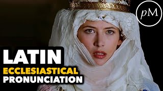 In Defense of the Ecclesiastical Pronunciation of Latin  Ecclesiastical vs Classical Pronunciation [upl. by Ennaillij]