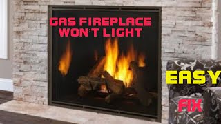 ✨ Gas Fireplace Won’t Light🔥 FIXED ✨ [upl. by Gold]