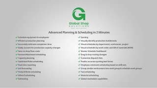 Advanced Planning amp Scheduling in 2 Minutes [upl. by France]