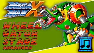 Mega Man X2 Wheel Gator Stage Arranged [upl. by Nniuqal]